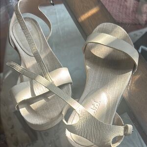 Elegant Cream Sandals